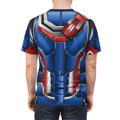 War Machine Shirt, Iron Man 3 Character Inspired Costume