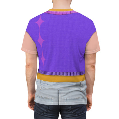 Boys Kpop Purple Style Shirt, Boy Band Korea Group Costume