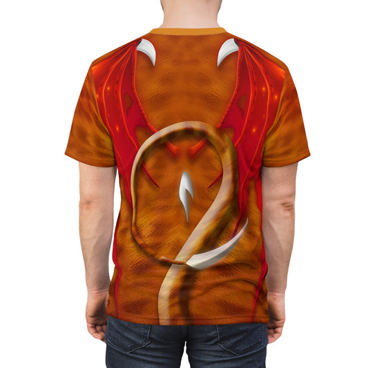 Red Elemental Dragon Shirt, The Eternal Night Costume