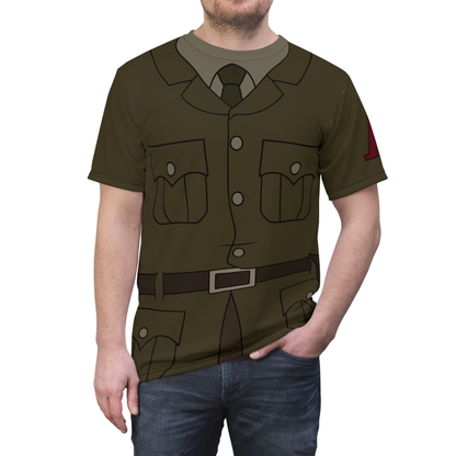 Commander Lyle Tiberius Rourke Shirt, Atlantis The Lost Empire Costume