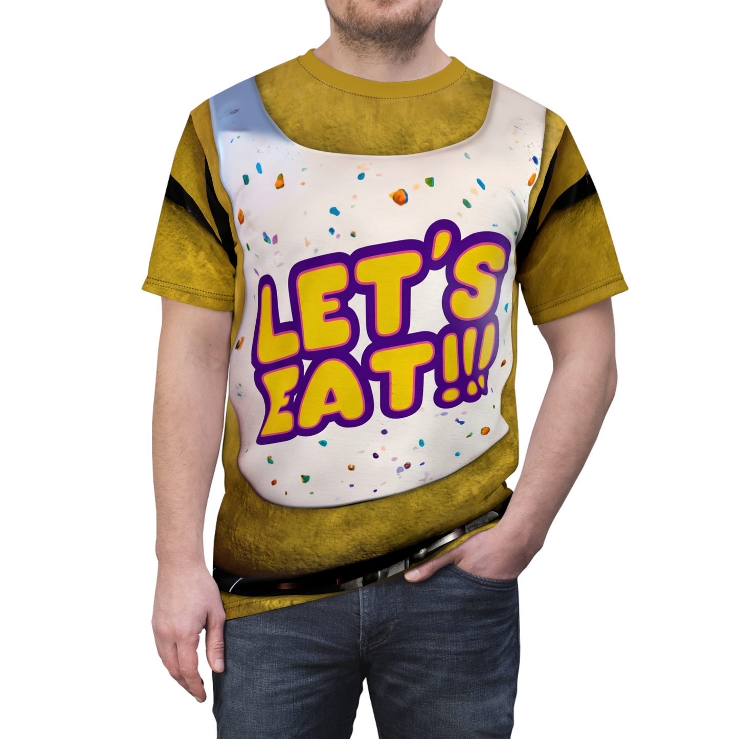 Yellow Animatronic Chicken Shirt, FNAF Character Inspired Costume