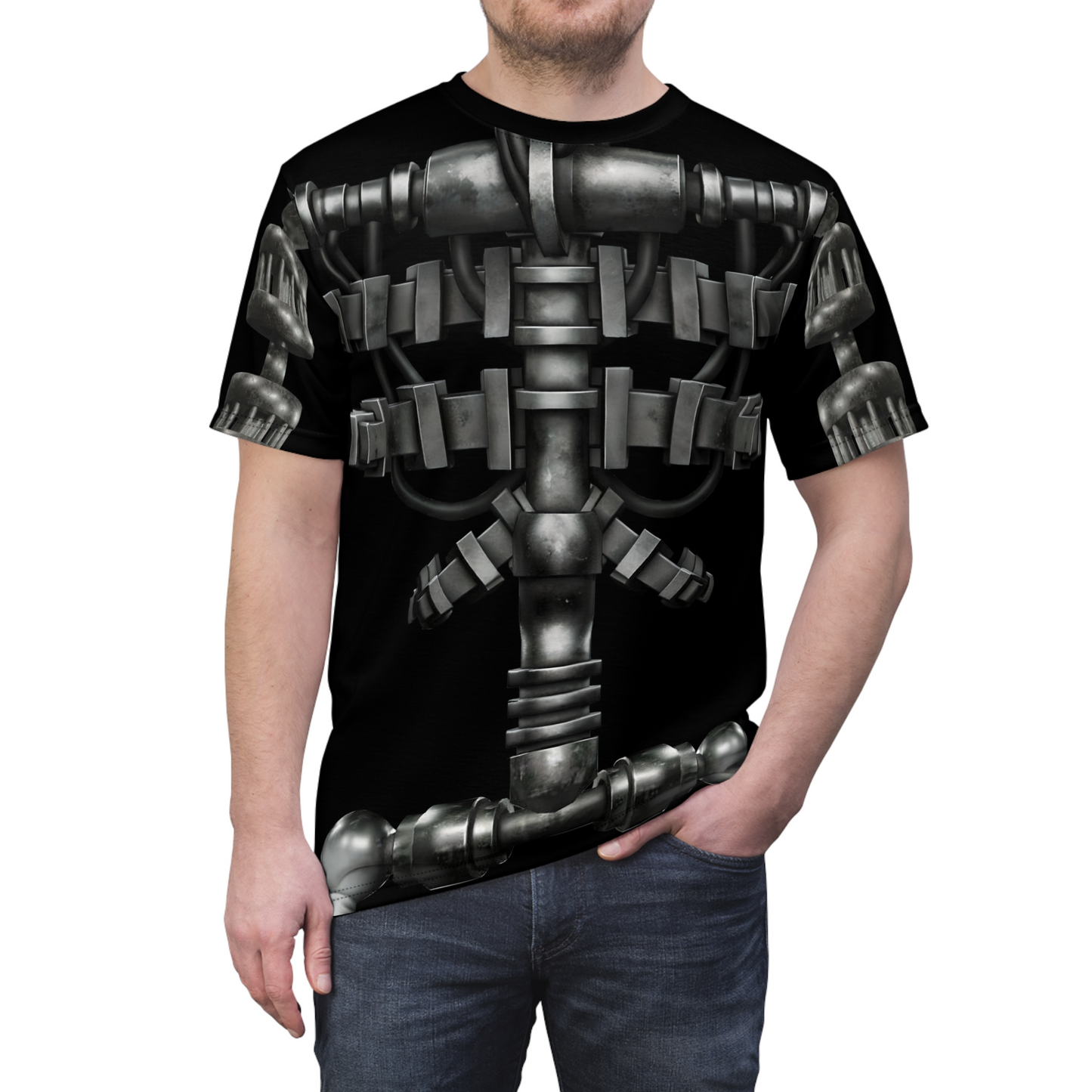 Springlock Animatronic Shirt, FNAF Character Inspired Costume