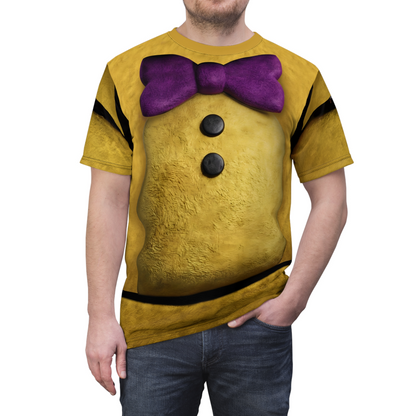 Freddy Animatronic Yellow Shirt, FNAF Character Inspired Costume