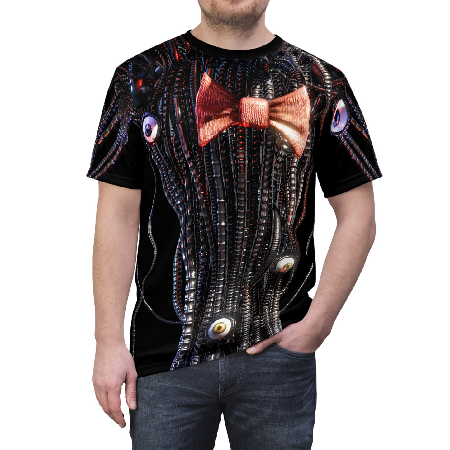 Freddy Bear Animatronic Rust Shirt, FNAF Character Inspired Costume