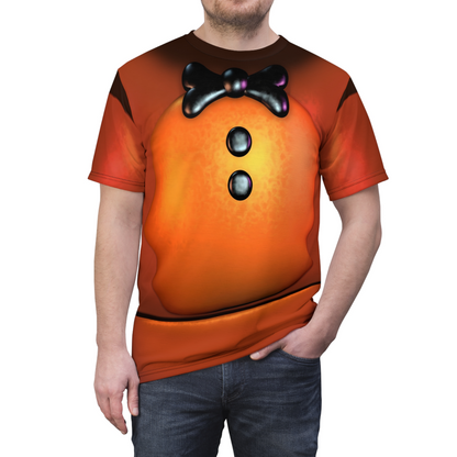 Toy Bear Animatronic Brown Shirt, FNAF Character Inspired Costume
