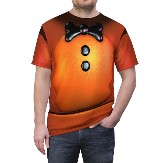 Toy Bear Animatronic Brown Shirt, FNAF Character Inspired Costume