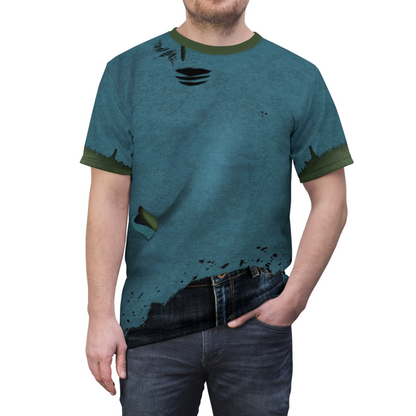 Zombie Chicken Jockey Cosplay Shirt, The Overworld Game Character Inspired Costume