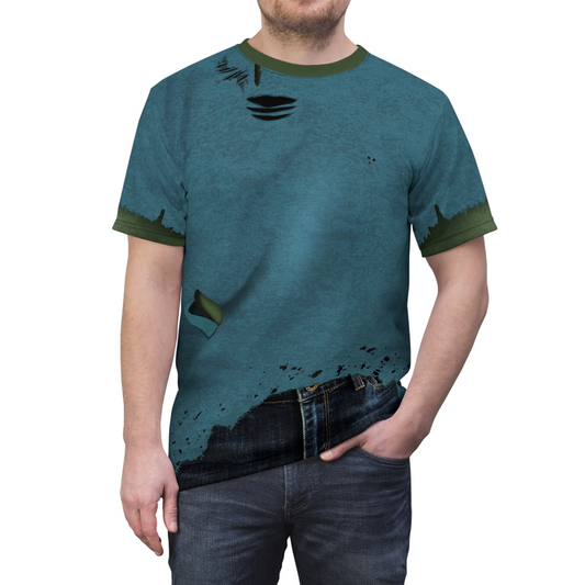 Zombie Chicken Jockey Cosplay Shirt, The Overworld Game Character Inspired Costume