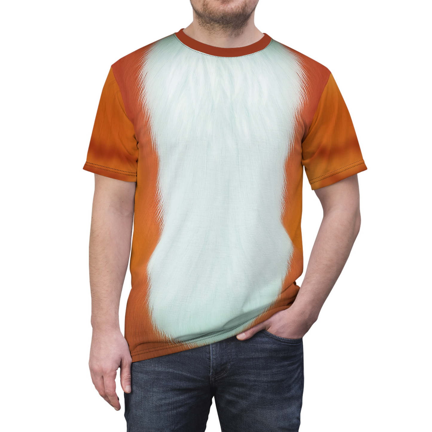 Allie Orange Cat Shirt, RoboGobo Inspired Character Costume