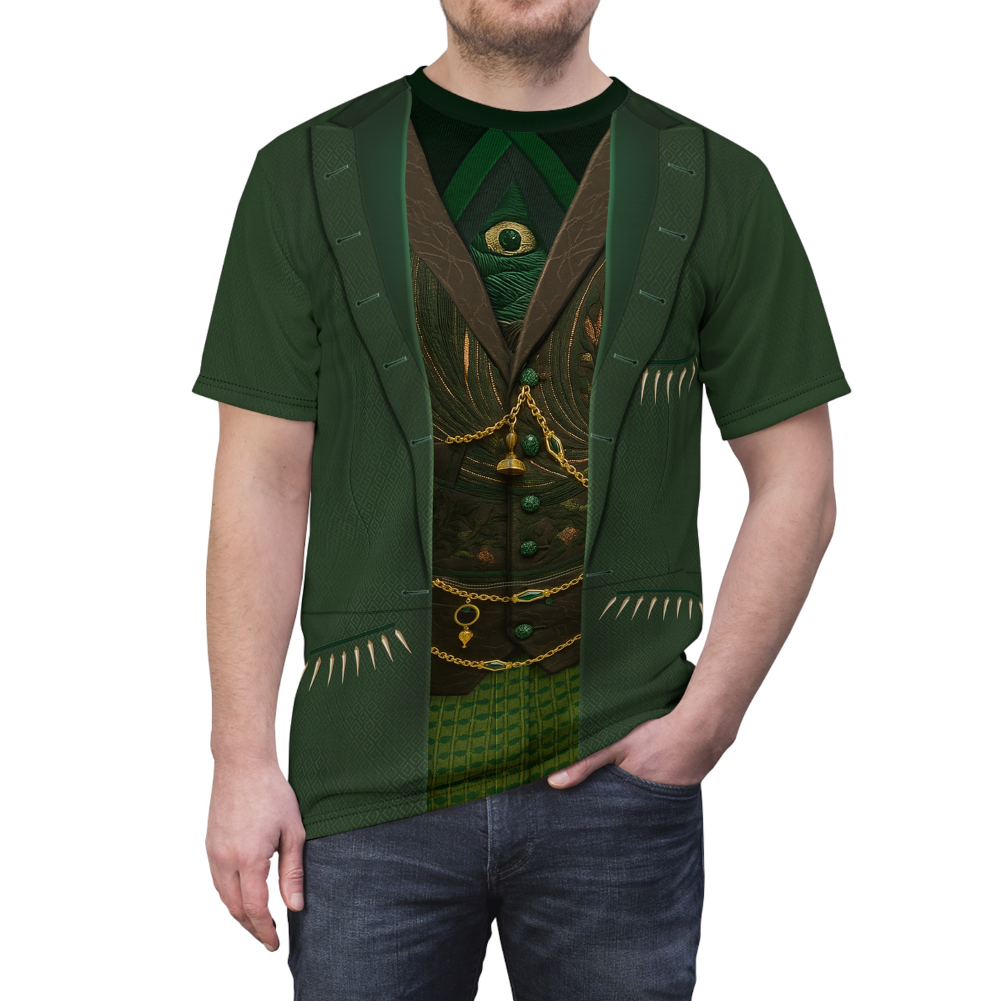 Oscar Diggs Shirt, Wicked Character Inspired Costume