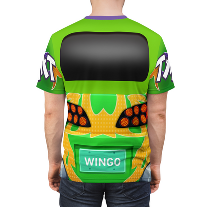 Wingo Cars Purple Green Shirt, Cars Character Costume