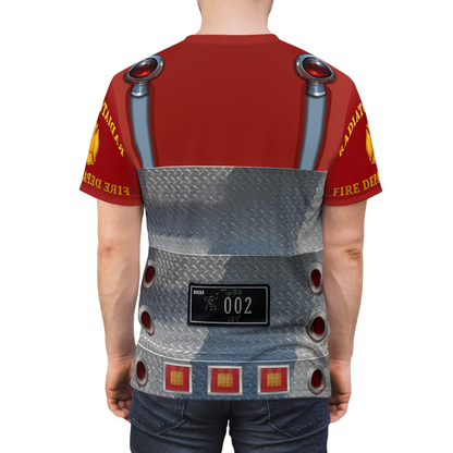 Red Cars Fire Truck Shirt, Cars Character Costume