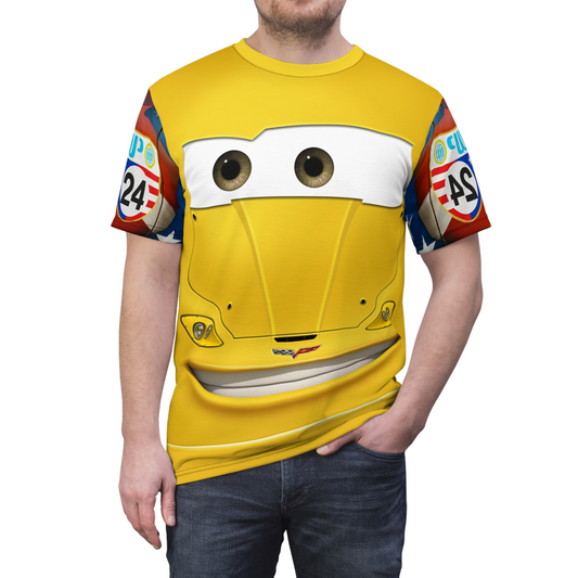 Jeff Gorvette Shirt, Cars 2 Character Costume