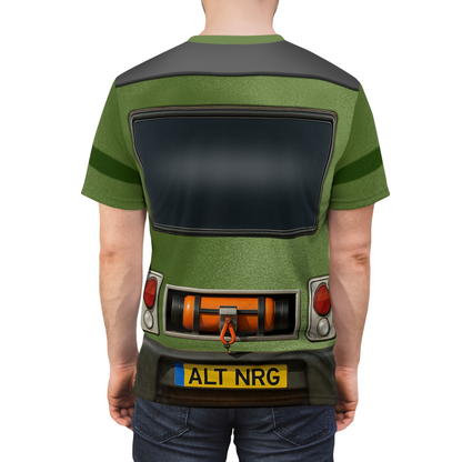 Miles Axlerod Cars Shirt, Cars 2 Character Costume