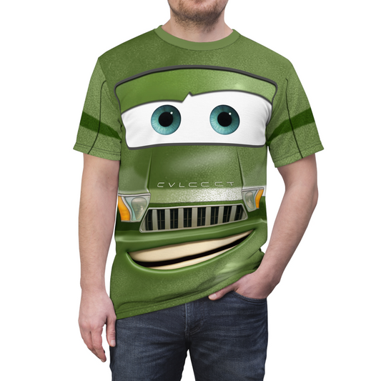 Miles Axlerod Cars Shirt, Cars 2 Character Costume