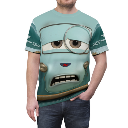 Professor Z Cars Shirt, Cars 2 Character Costume