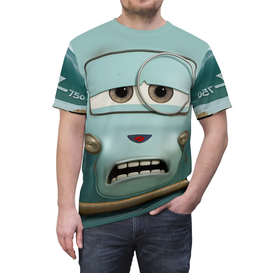 Professor Z Cars Shirt, Cars 2 Character Costume