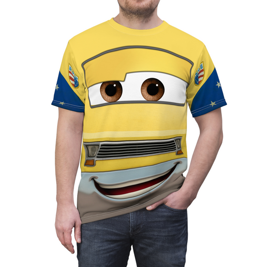 John Lassetire Cars Shirt, Cars 2 Character Costume