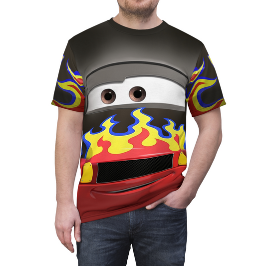 Darrell Cartrip Cars Shirt, Cars 2 Character Costume
