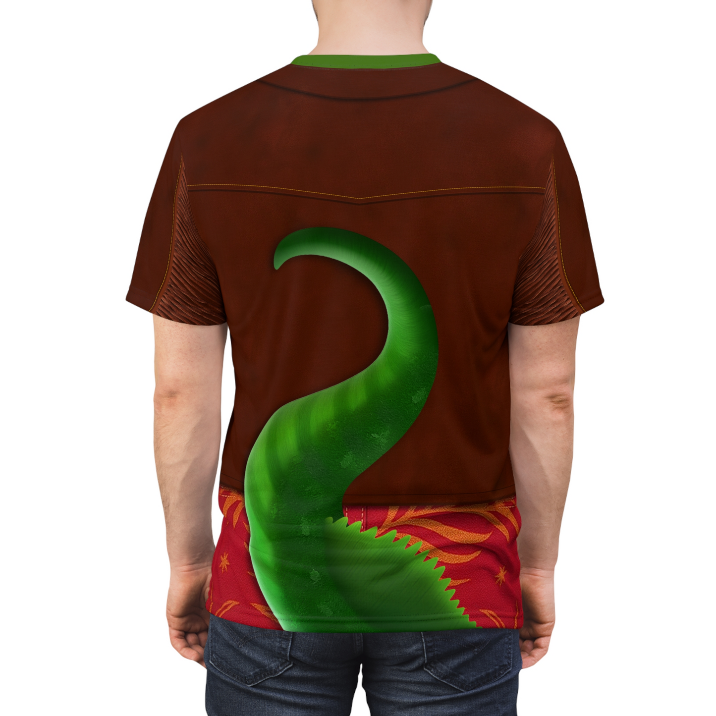Jesús Green Lizard Shirt, Zootopia 2 Character Inspired Costume