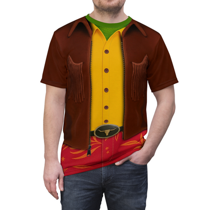 Jesús Green Lizard Shirt, Zootopia 2 Character Inspired Costume
