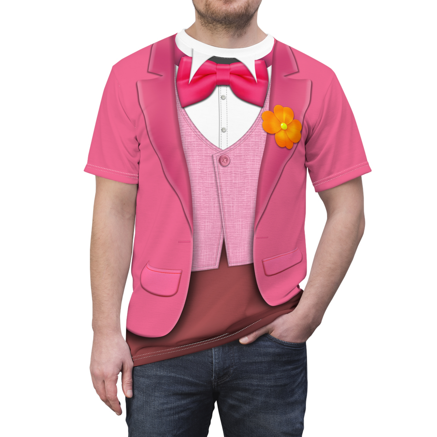 Mr.Big Pink Suit Shirt, Zootopia 2 Character Inspired Costume