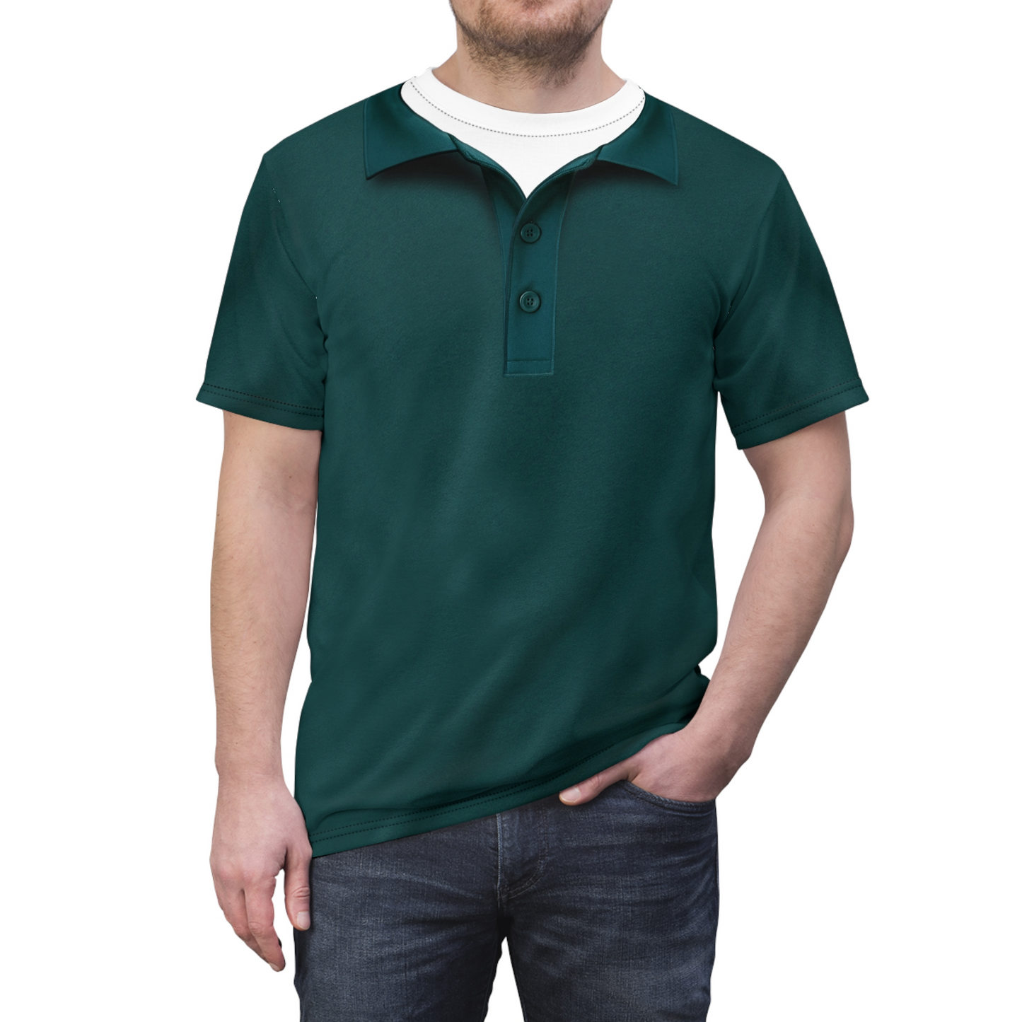 Roman Russo Green Shirt, Zootopia 2 Character Inspired Costume