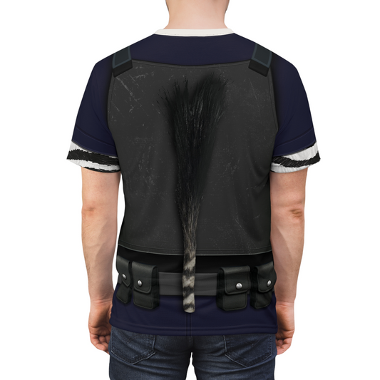 Gene Zebraxton Police Shirt, Zootopia 2 Character Inspired Costume