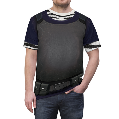 Gene Zebraxton Police Shirt, Zootopia 2 Character Inspired Costume
