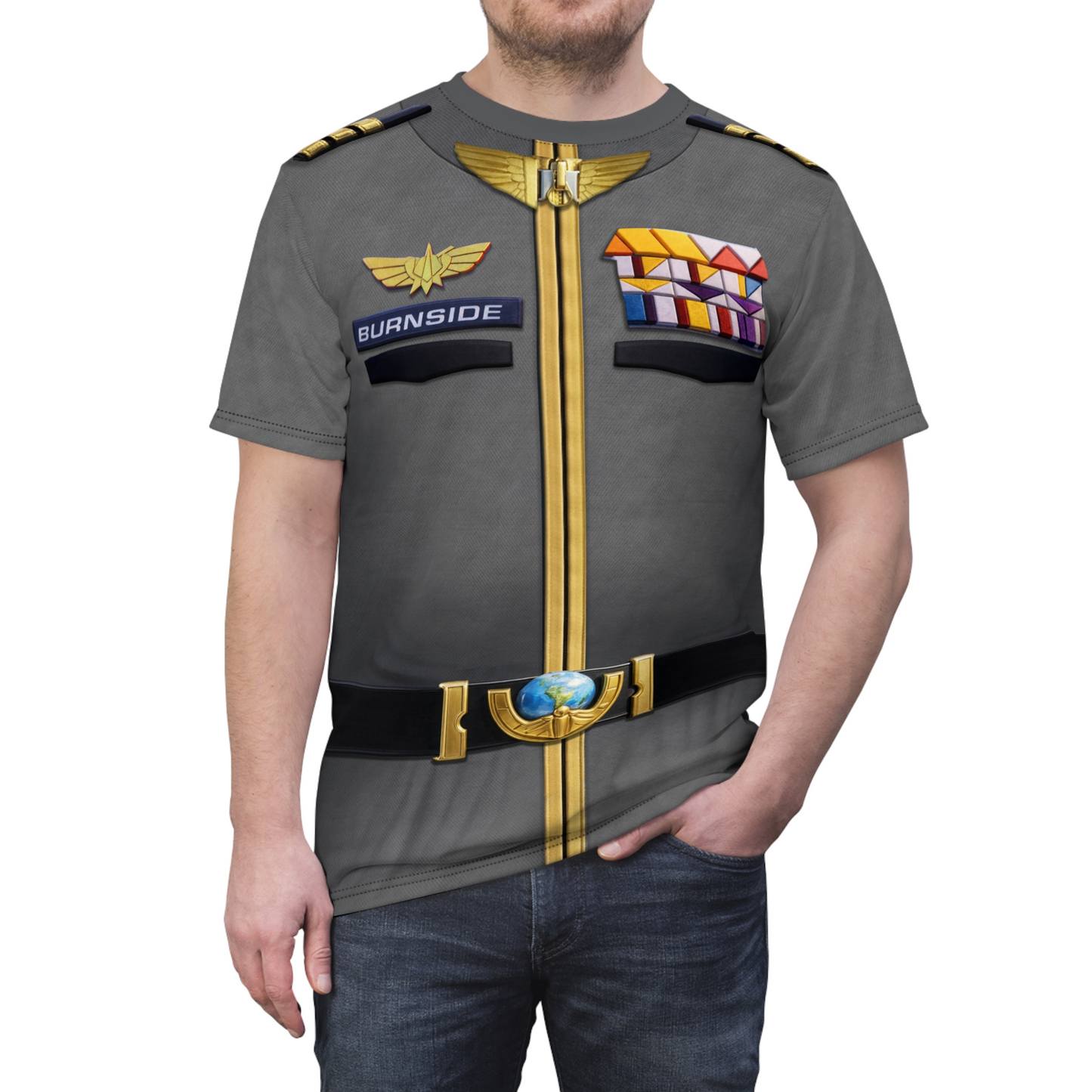 Commander Burnside Shirt, Lightyear 2022 Costume
