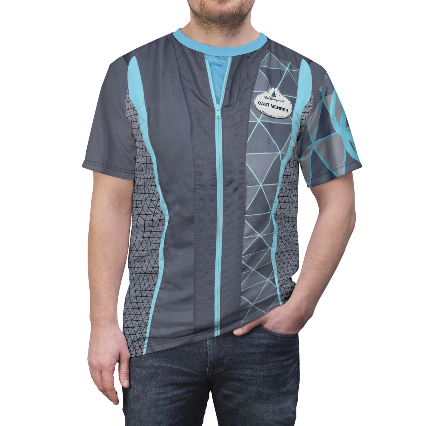 Spaceship Future World Merchandise Shirt, Disney Cast Member Costume