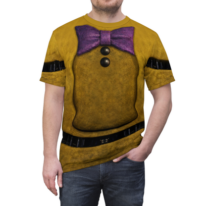 Bonnie Yellow Rabbit Shirt, FNAF Character Inspired Costume