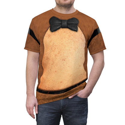 Freddy Brown Bear Shirt, FNAF Character Inspired Costume