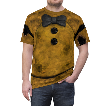 Yellow Animatronic Bear Shirt, FNAF Character Inspired Costume