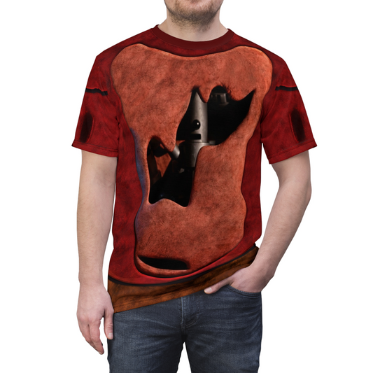 Foxy Animatronic Pirate Shirt, FNAF Character Inspired Costume