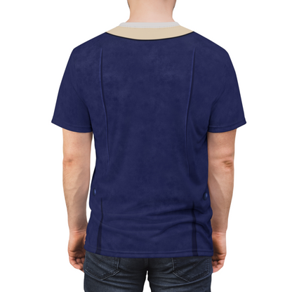 Alexander Military Blue Shirt, Hamilton Musical Costume