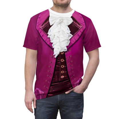 Marquis de Lafayette Purple Shirt, Hamilton Musical Costume