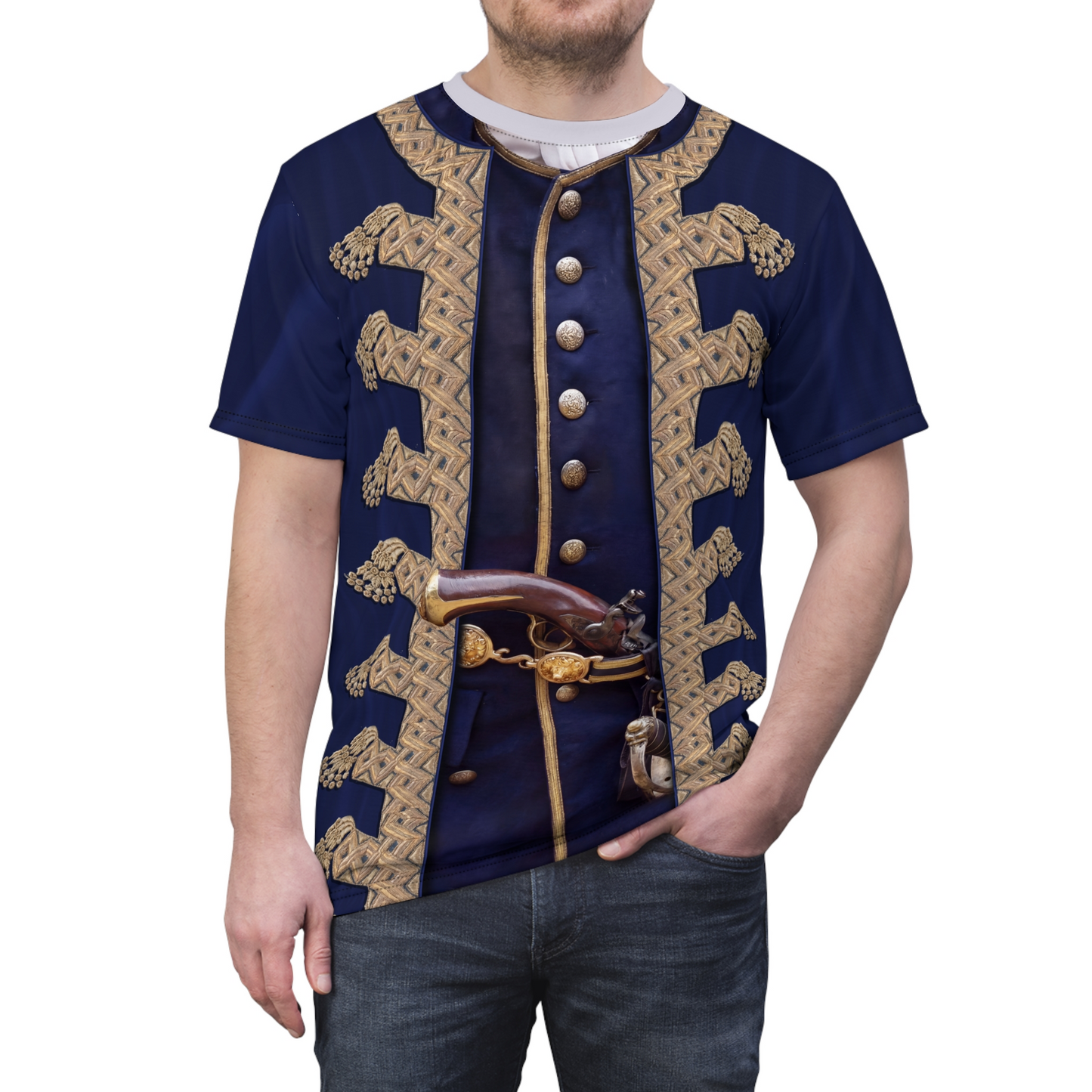 Hector Barbossa Shirt, Pirates of the Caribbean Costume