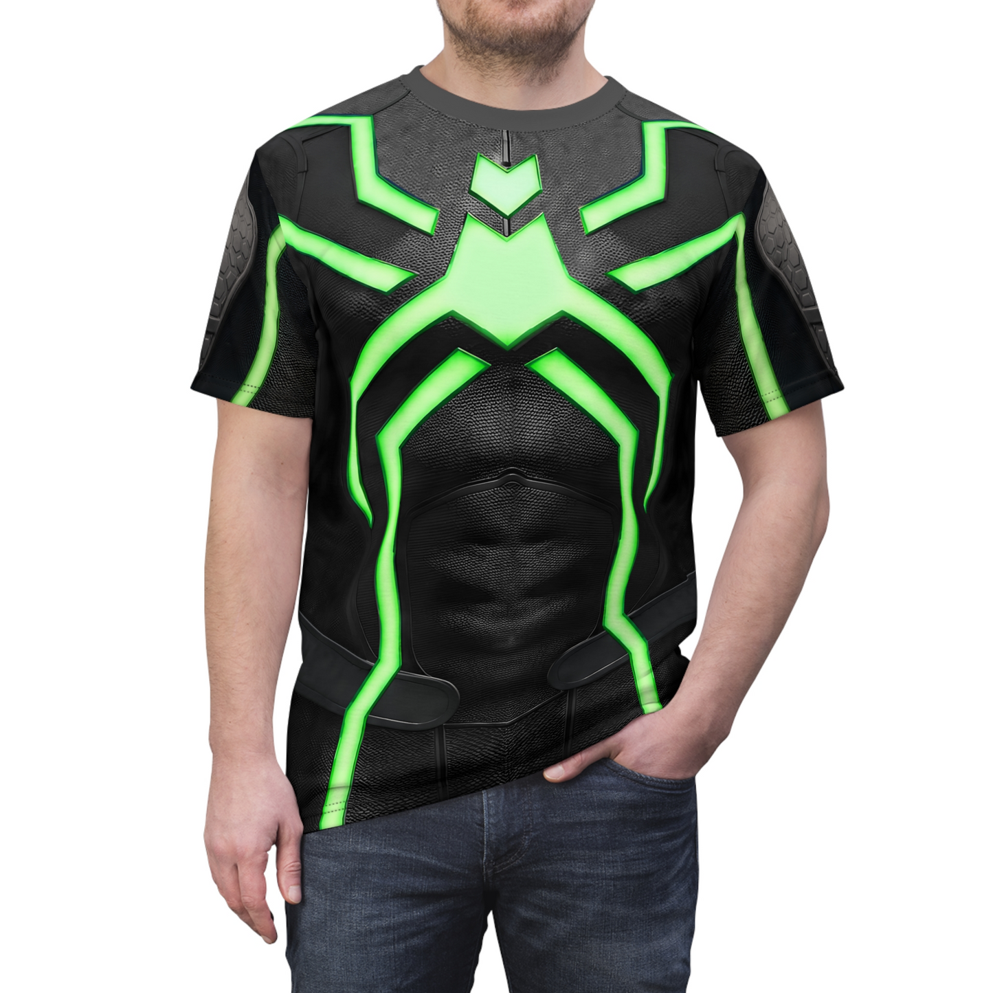 Spider-Man Big Time Suit Stealth Shirt, Marvel Game Character Inspired Costume