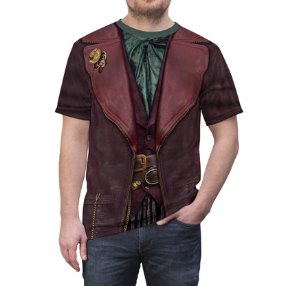 Maddox Hatter Unisex Shirt, Descendants 5 Costume, Wicked Wonderland Cosplay, Musical Fantasy Character Outfit, Disney Halloween Apparel