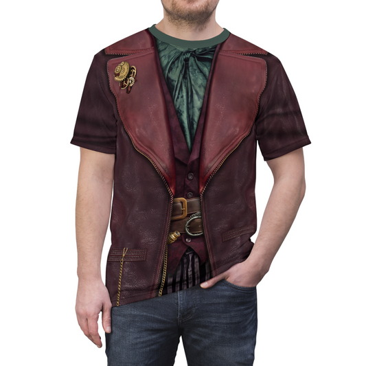 Maddox Hatter Unisex Shirt, Descendants 5 Costume, Wicked Wonderland Cosplay, Musical Fantasy Character Outfit, Disney Halloween Apparel