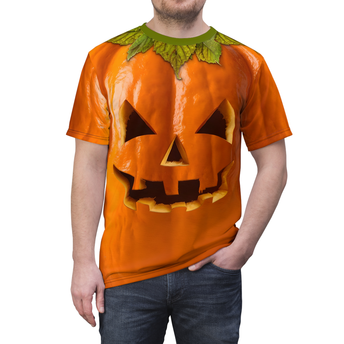 Pumpkin Shirt, Halloween Costume, Pumpkin Face Cosplay, Trick or Treat Party Outfit, Spooky Apparel, Disneyland Halloween Cosplay Costume