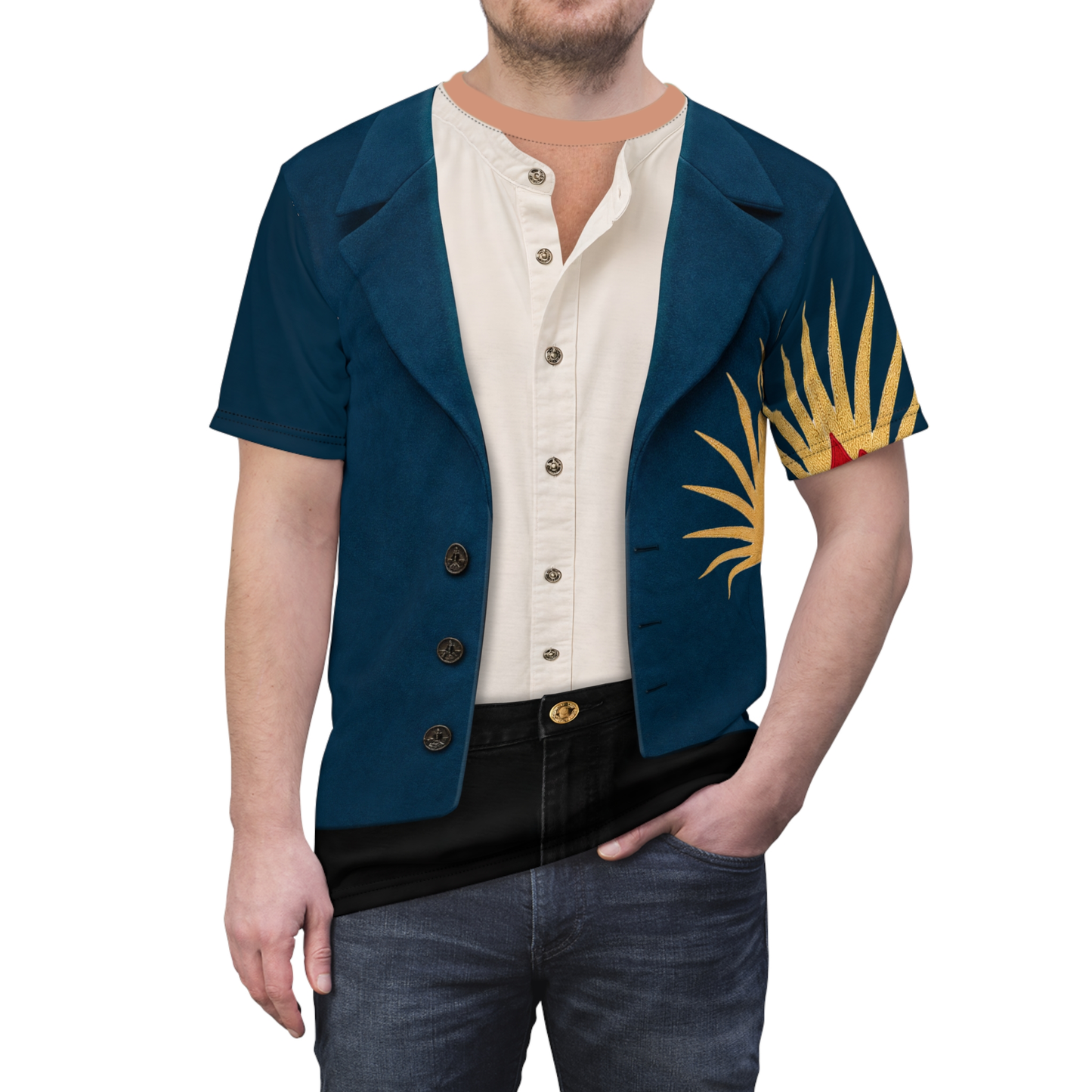 Luis Madrigal Blue Blazer Unisex Shirt, Descendants 5 Costume, Wicked Wonderland Cosplay, Musical Fantasy Outfit, Disney Halloween Apparel