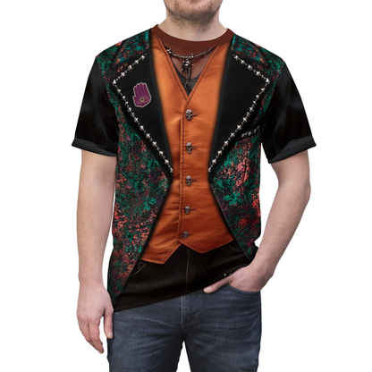 Felix Facilier Tailcoat Unisex Shirt, Descendants 5 Costume, Wicked Wonderland Cosplay, Musical Fantasy Outfit, Disney Halloween Apparel