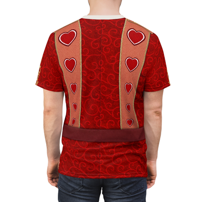 Card Soldiers Shirt, Descendants 5 Cosplay, Wicked Wonderland Costume, Musical Fantasy Character, Queen of Hearts Royal Guards Outfit