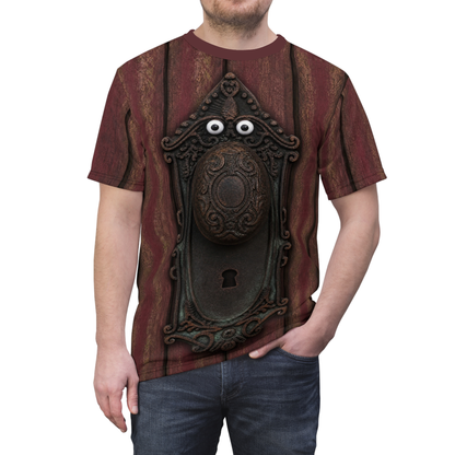 Doorknob Shirt, Descendants 5 Cosplay, Wicked Wonderland Costume, Disney Musical Fantasy Character Apparel, Entrance to Wonderland Outfit