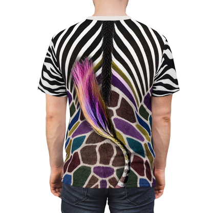 Zebra Giraffe Unisex Shirt, Wicked Wonderland Costume, Descendants 5 Cosplay, Musical Fantasy Character Apparel, Disney Halloween Outfit