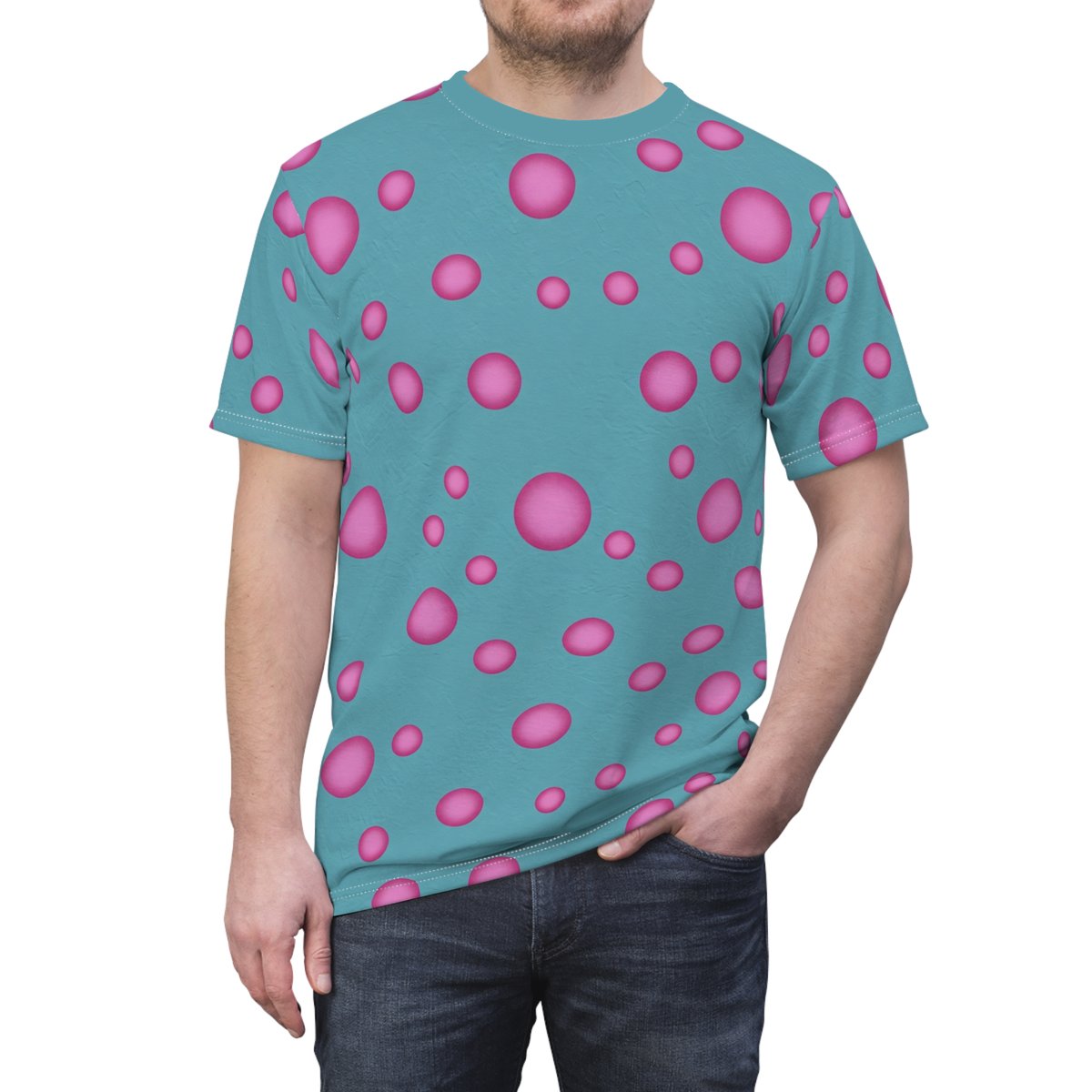 Fungi Blue Shirt, Mushrooms in Wonderland, Descendants 5 Cosplay, Wicked Wonderland Costume, Disney Musical Fantasy Character Apparel