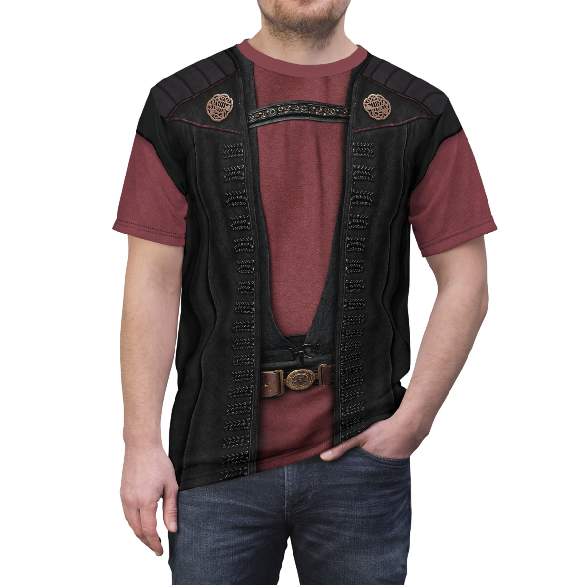 Greef Karga Shirt, The Mandalorian Costume, Star Wars Apparel, Disney Halloween Outfit, Sci-Fi Movie Gift