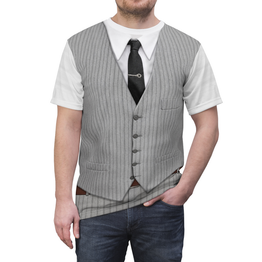 White Vision Grey Vest Shirt, VisionQuest TV Series Costume, MCU Fans Outfit, Comic-Con Event Apparel, Halloween Cosplay, Marvel Superhero